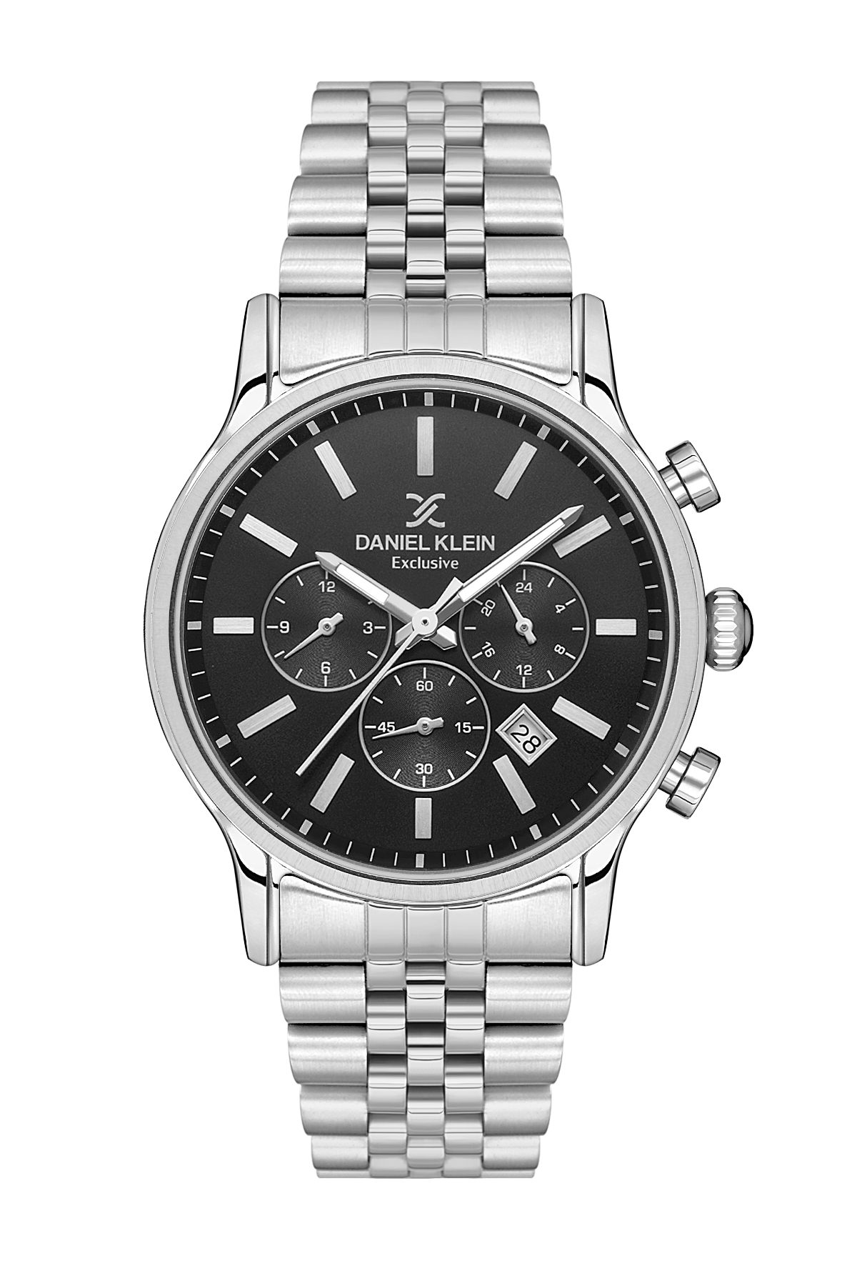 Daniel Klein Exclusive Men Black Stainless Steel Watch