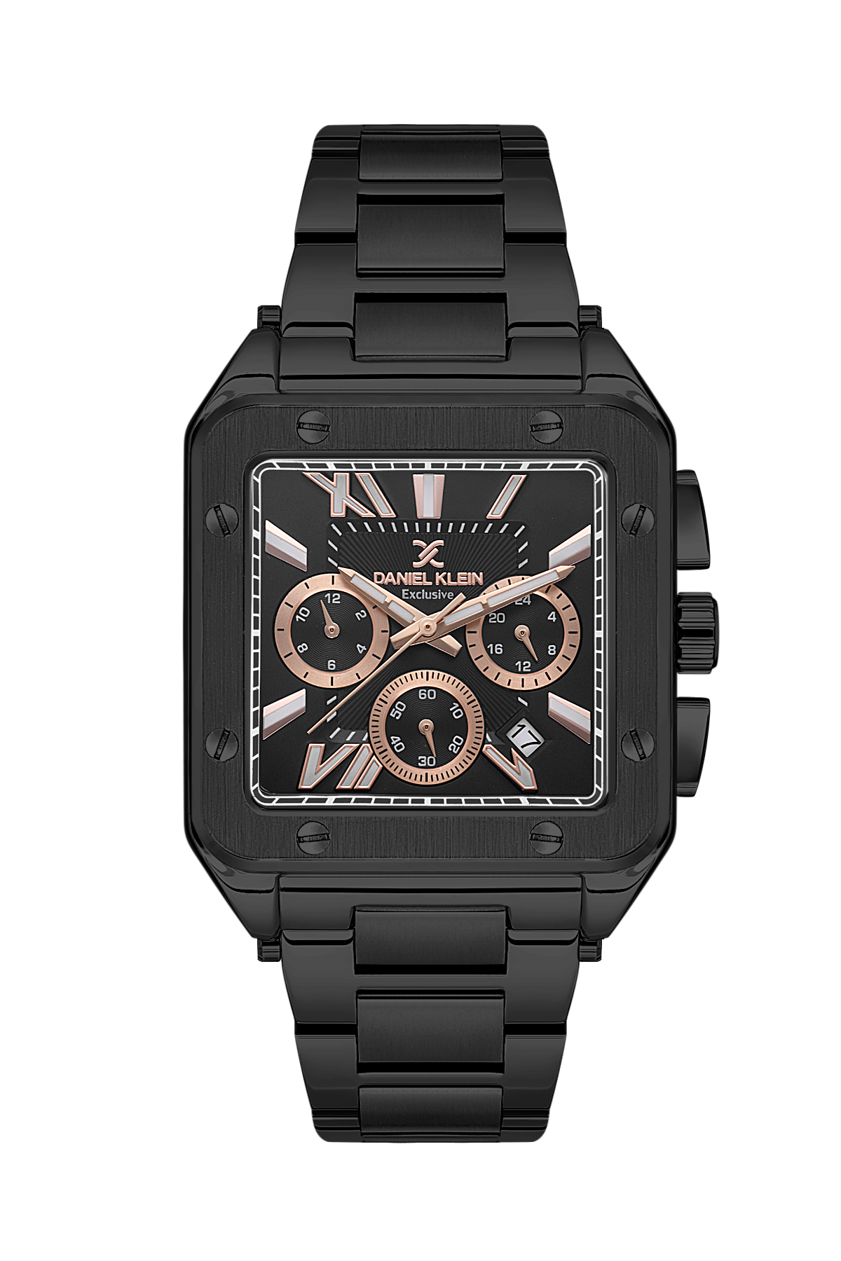 Daniel Klein Exclusive Men Triple Black Watch