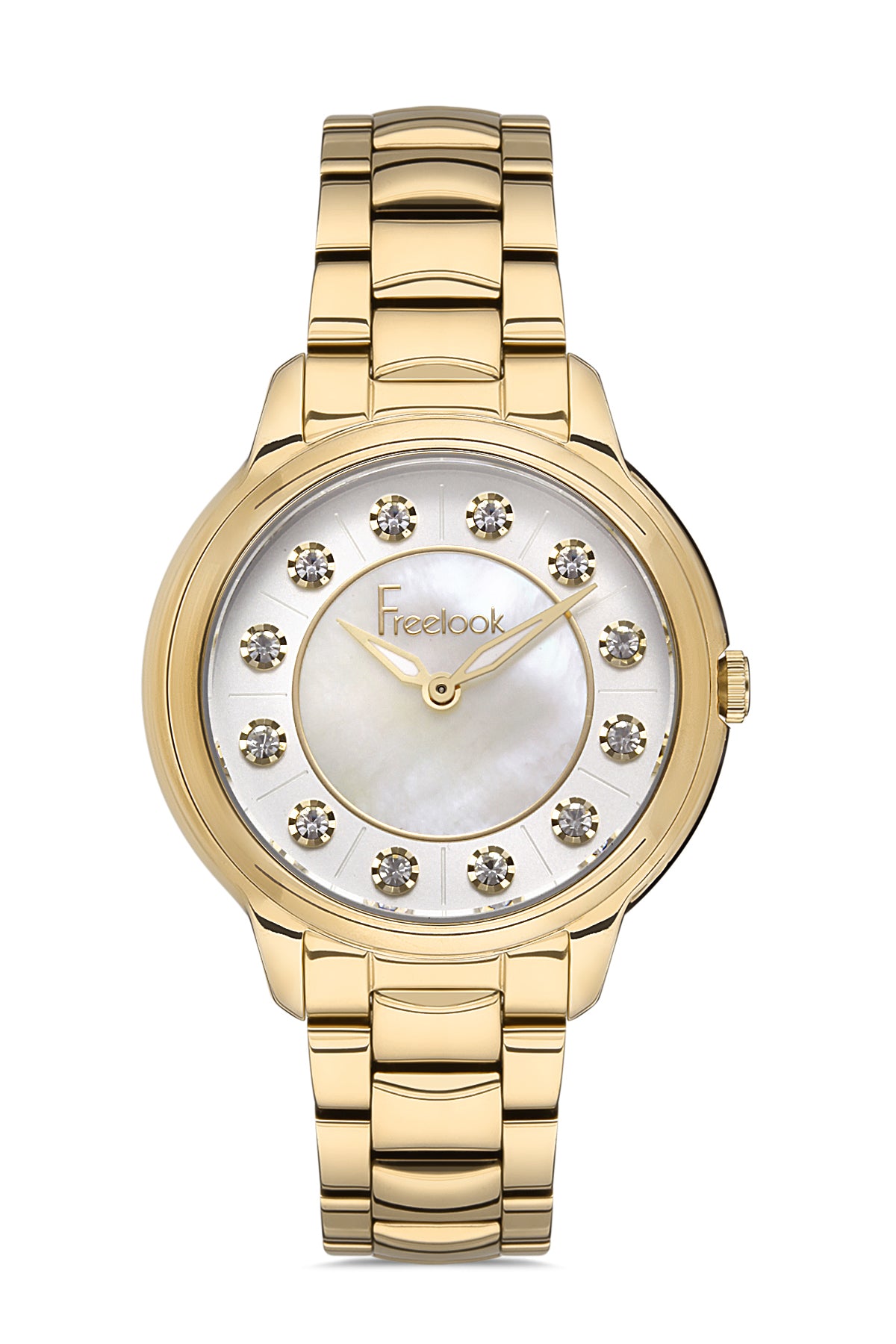 Freelook Belle Women White Pearl Watch