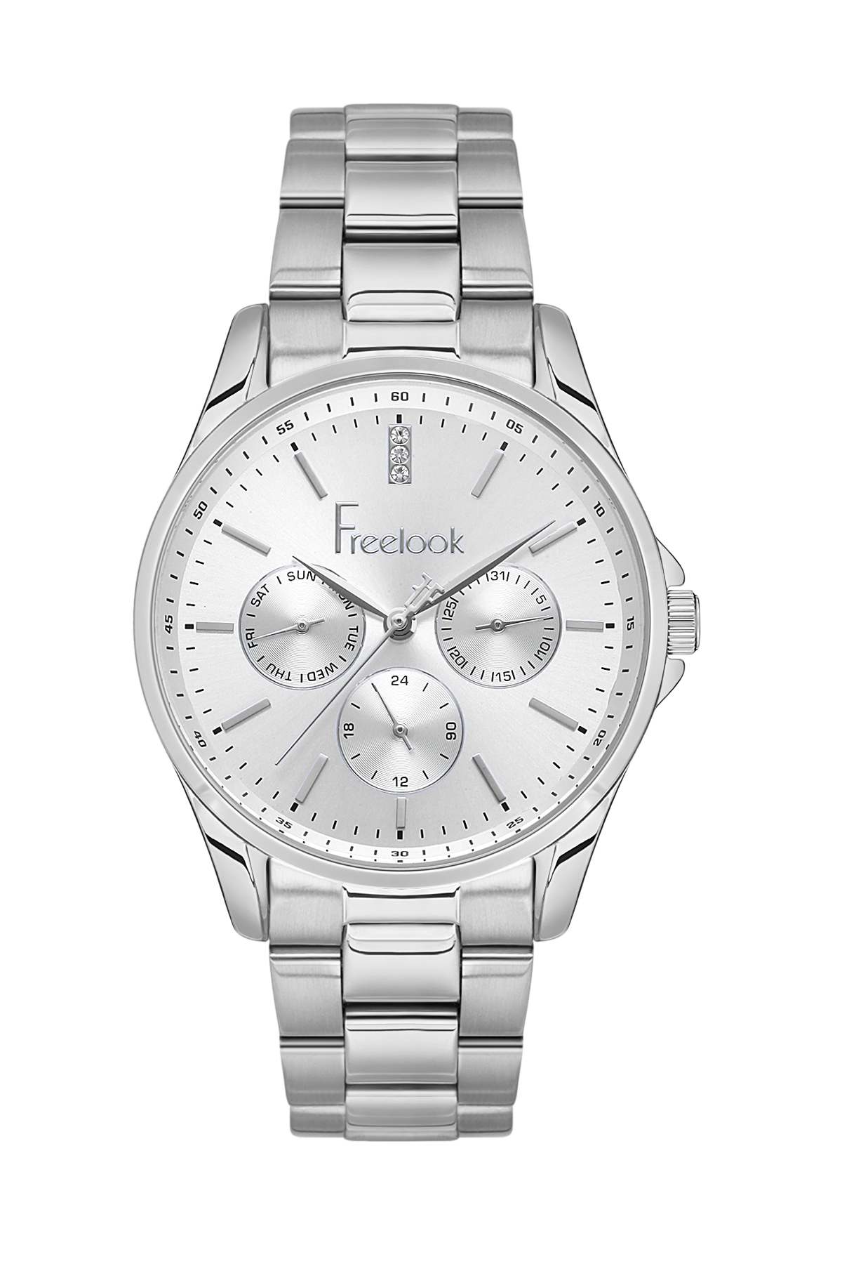 Freelook Jolie Women Triple Silver Watch