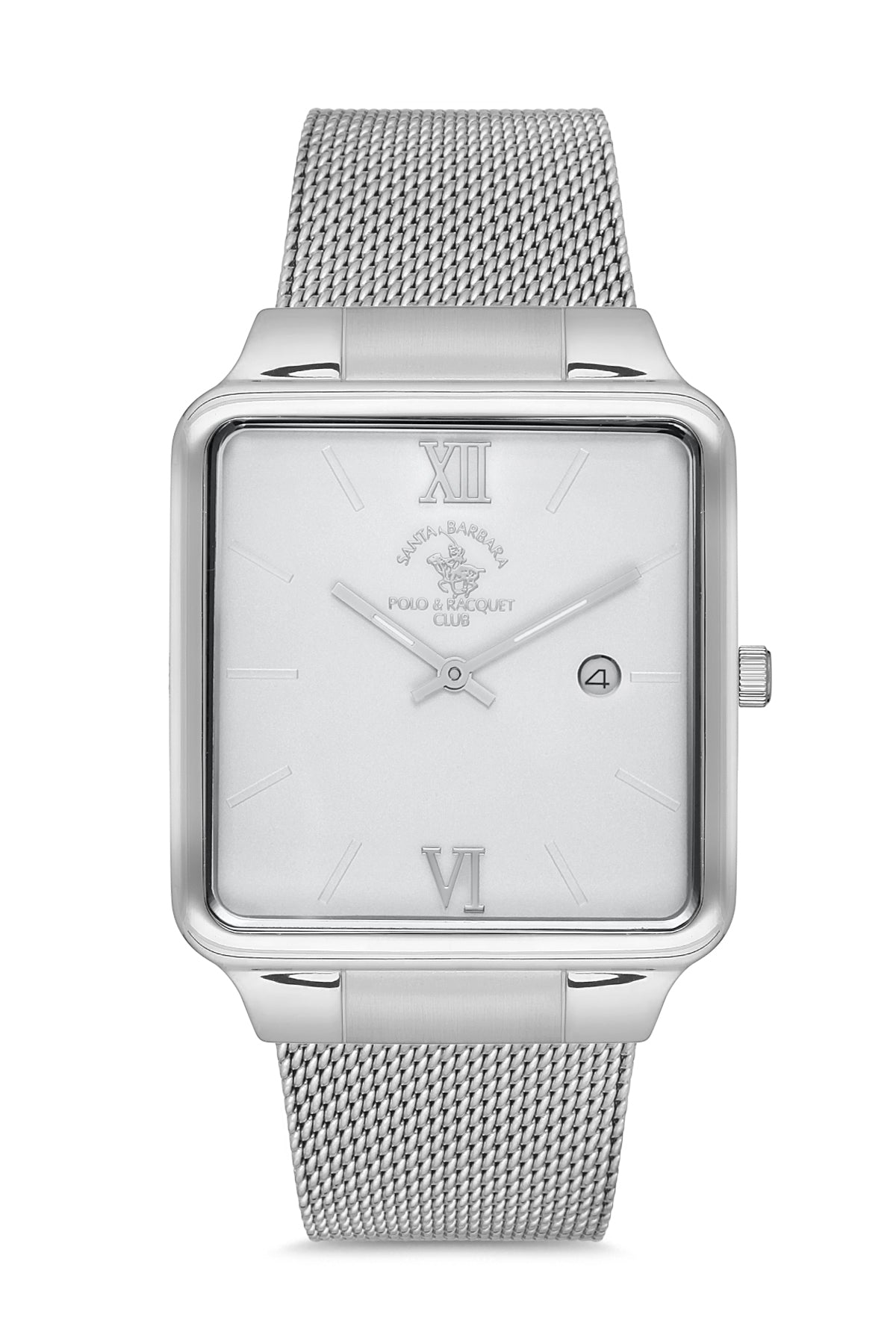 Santa Barbara Polo Legend Men White/Silver Watch