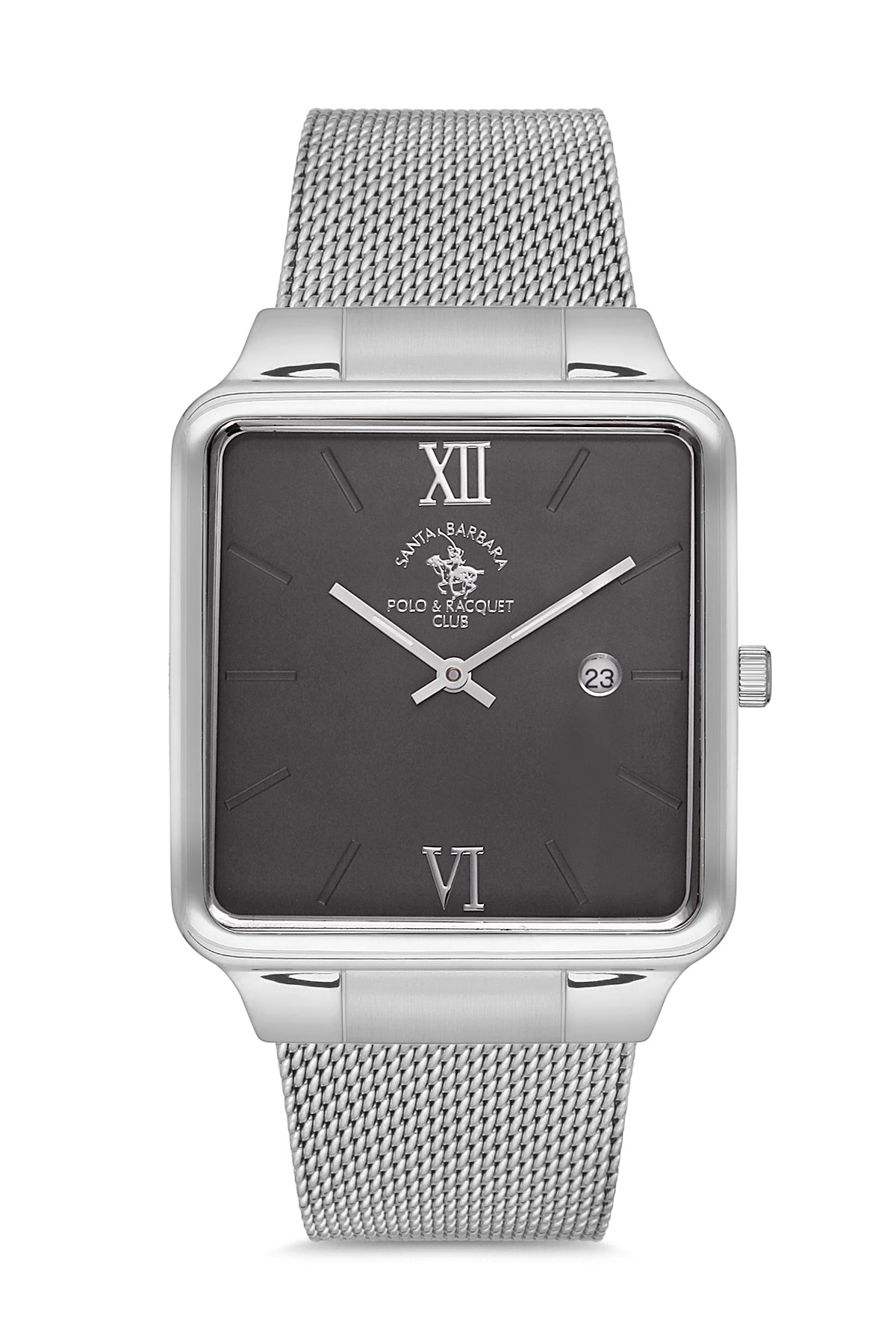 Santa Barbara Polo Legend Men Black/Silver Watch