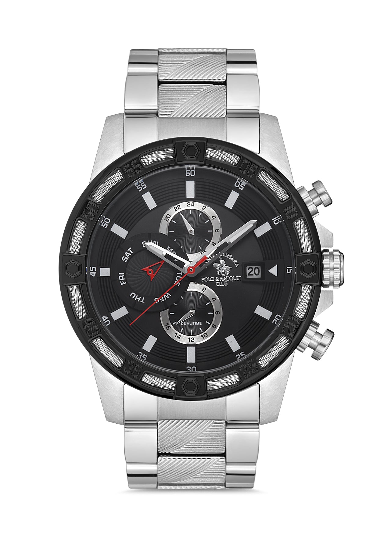 Santa Barbara Polo Prive Men Black Dial Watch