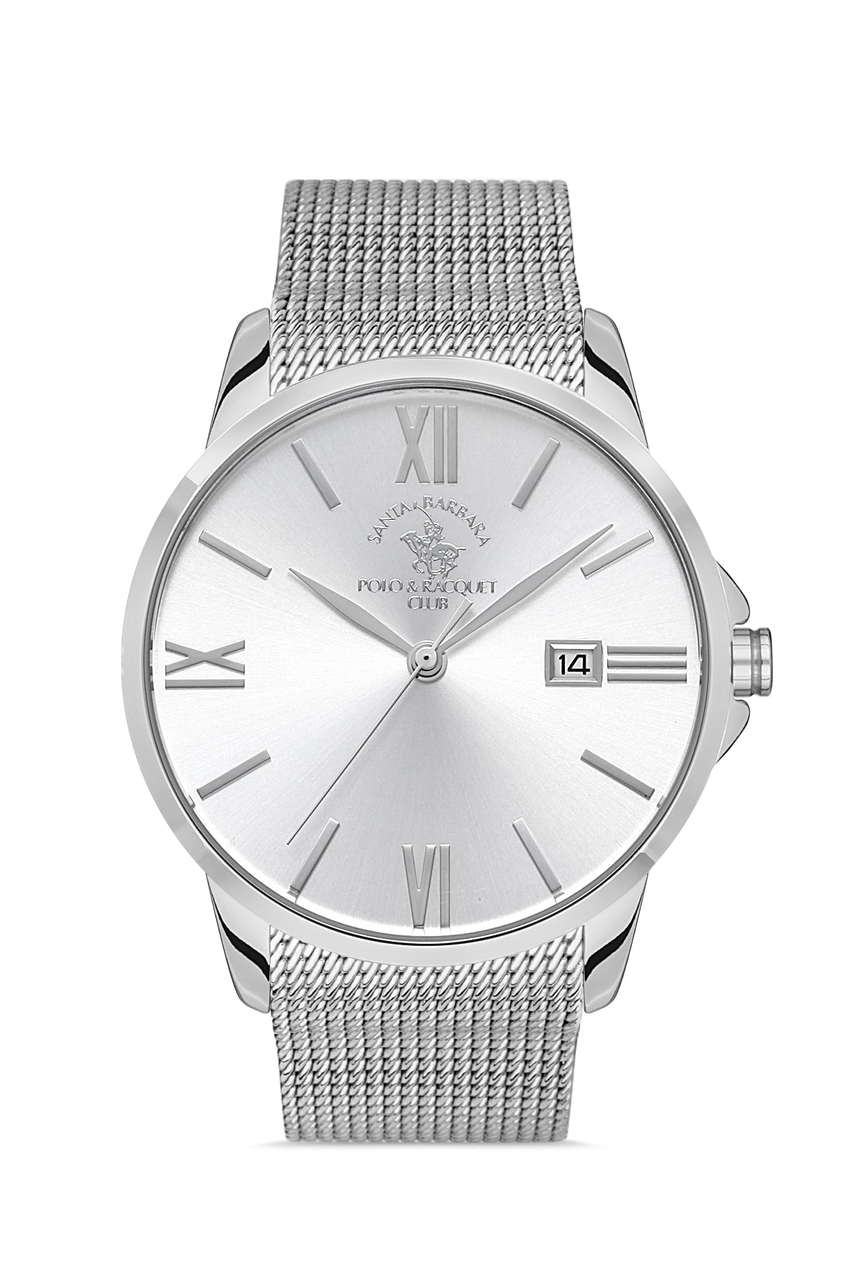 Santa Barbara Polo Noble Men Triple Silver Watch