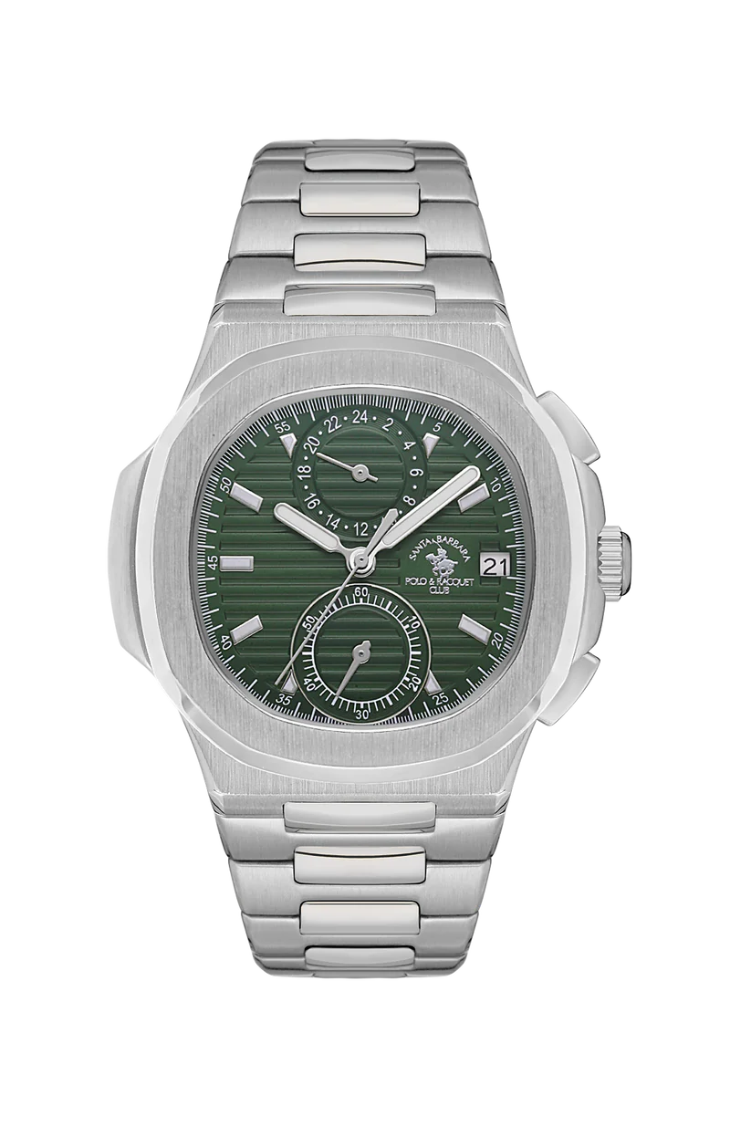 Santa Barbara Polo Legend Men Green Stainless Steel Watch