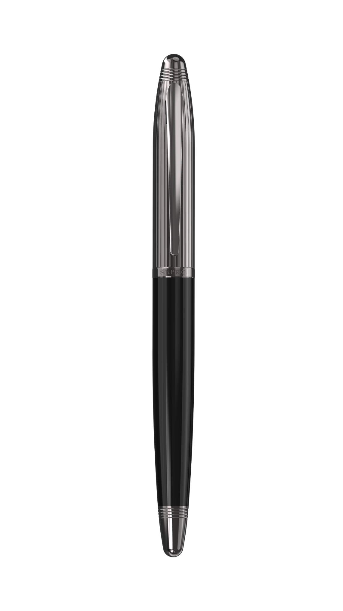 Santa Barbara Polo Black/Gray Ballpoint Pen