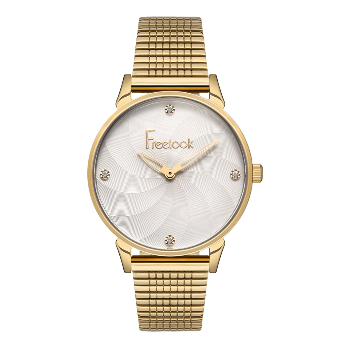 Freelook Eiffel Women White/Gold Watch