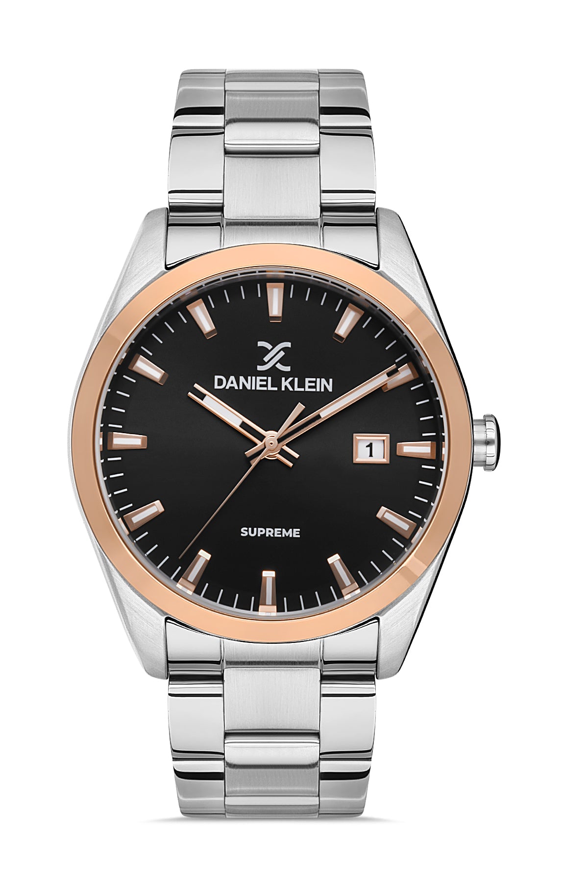 Daniel Klein Supreme Men Black Rose Gold Watch Daniel Klein Watch USA