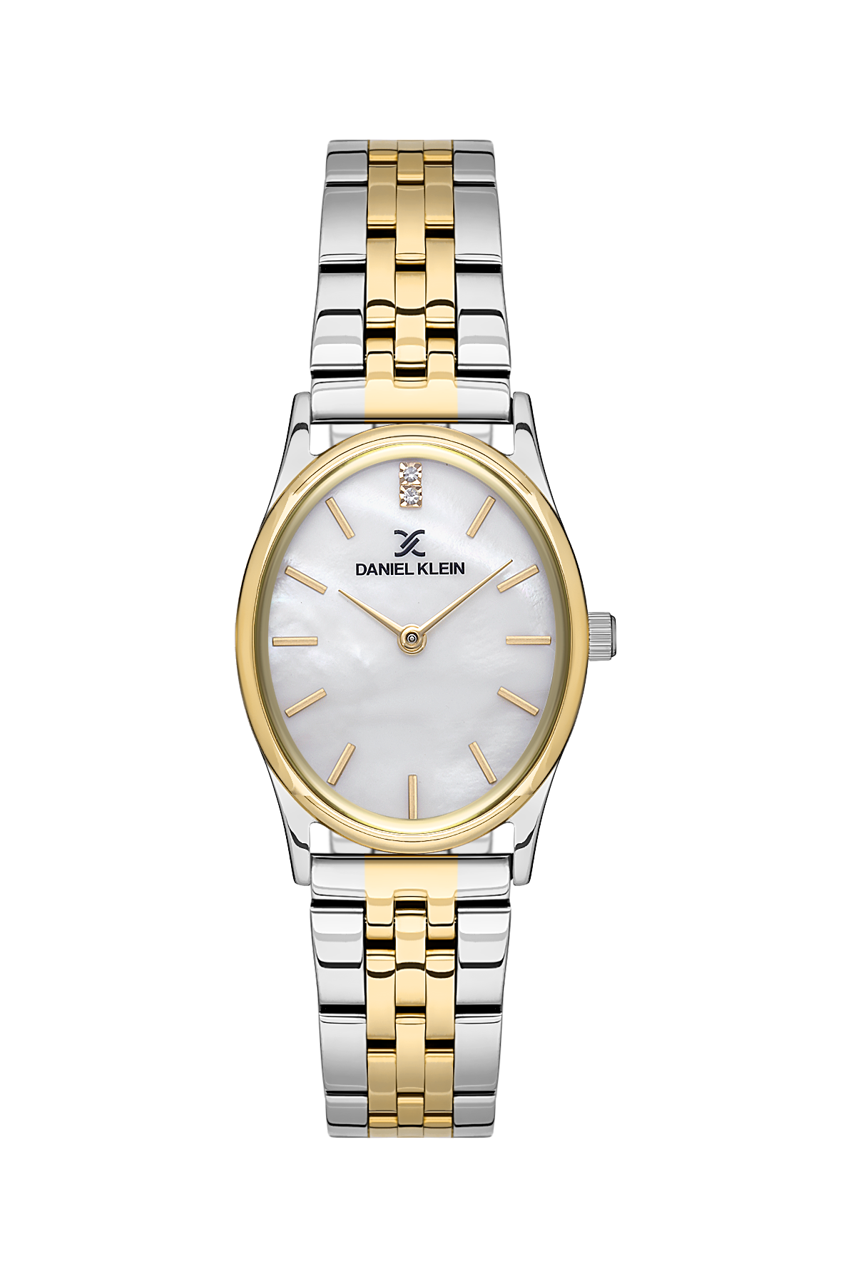 Daniel Klein Premium Women Pearl/Gold Watch