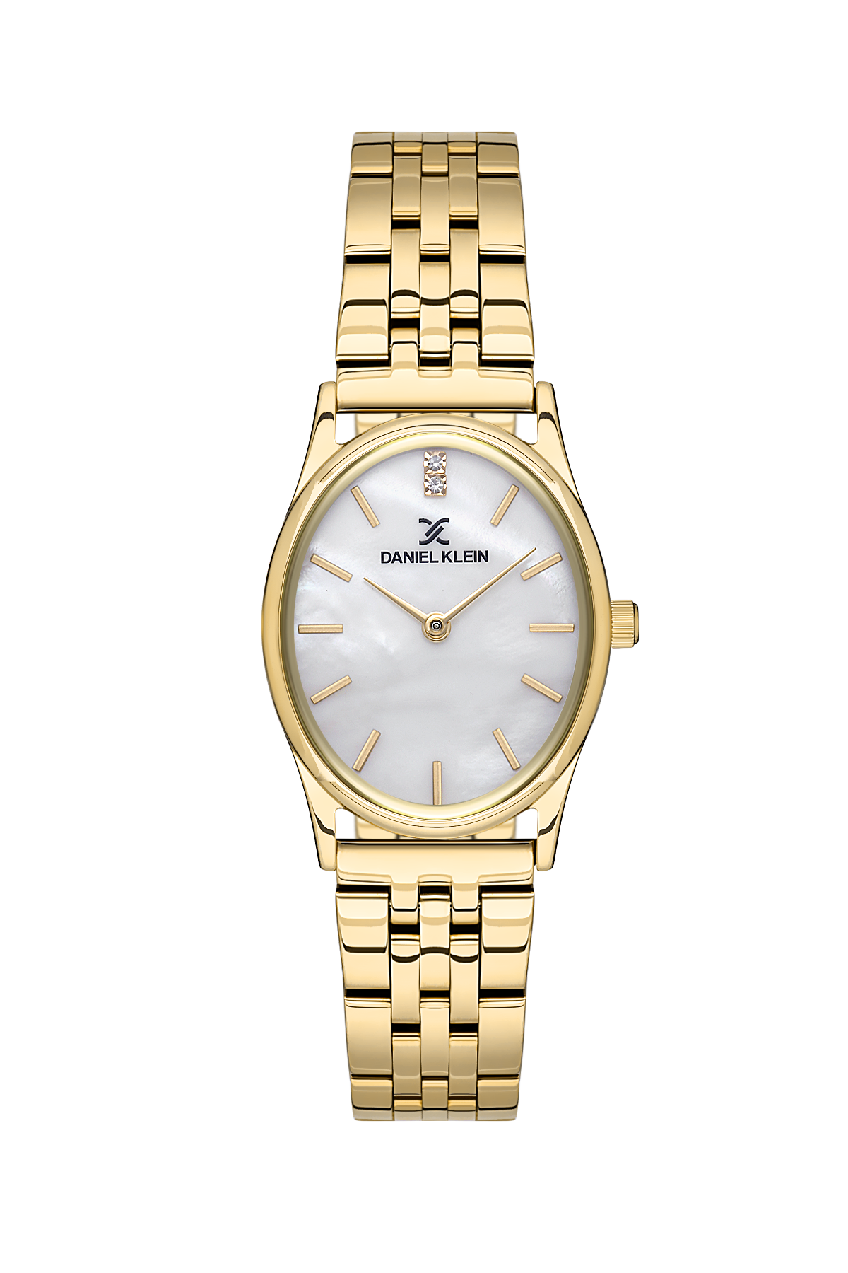 Daniel Klein Premium Women Pearl/Gold Watch