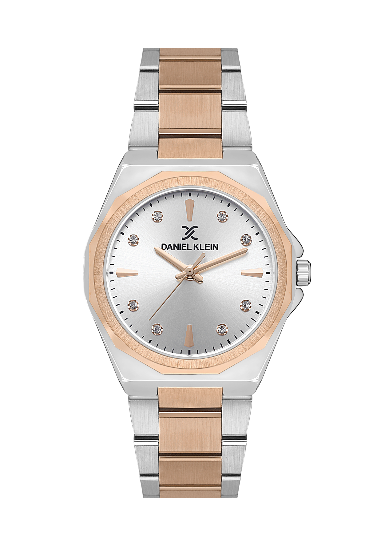 Daniel Klein Premium Women Rose Gold/Silver Watch
