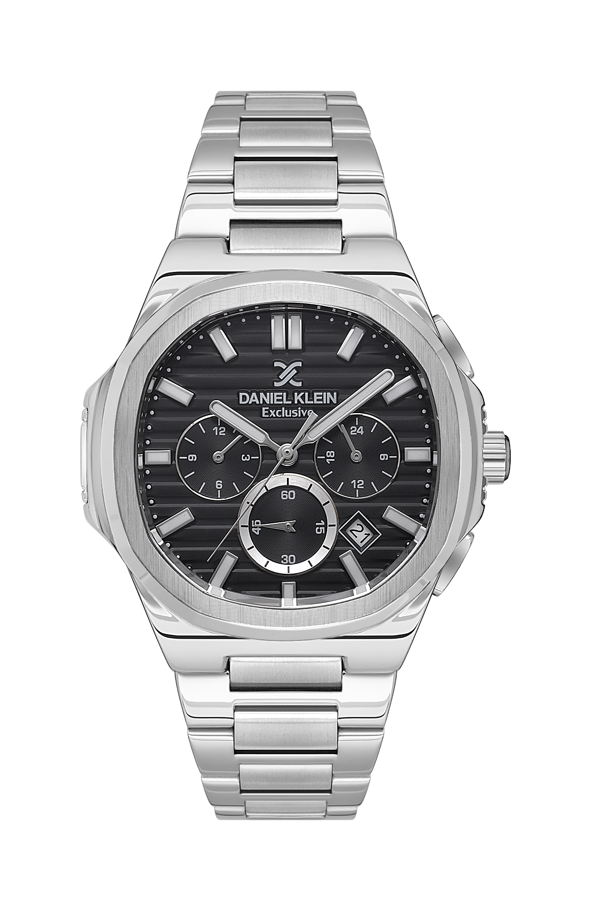 Daniel Klein Exclusive Men Black Stainless Steel Watch
