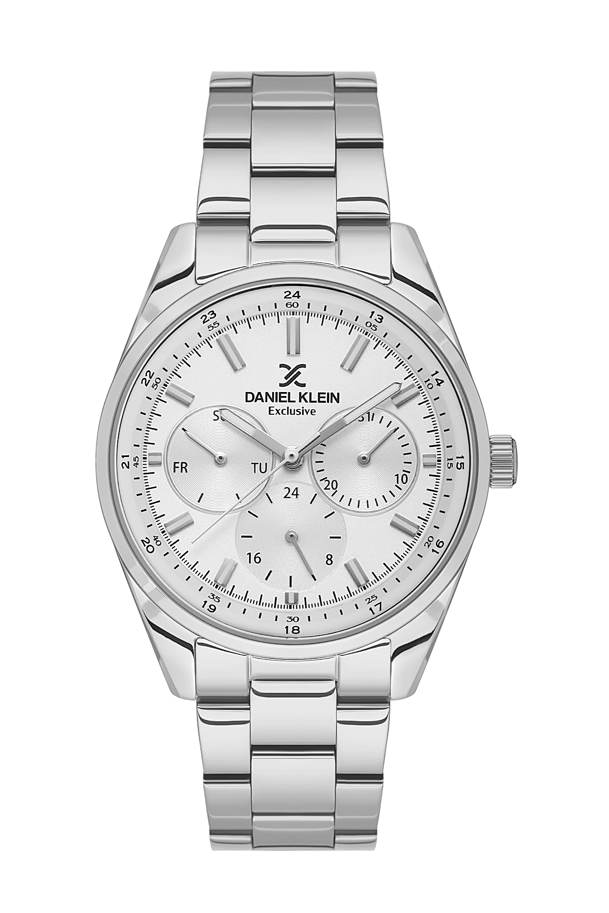 Daniel Klein Exclusive Women Triple Silver Watch