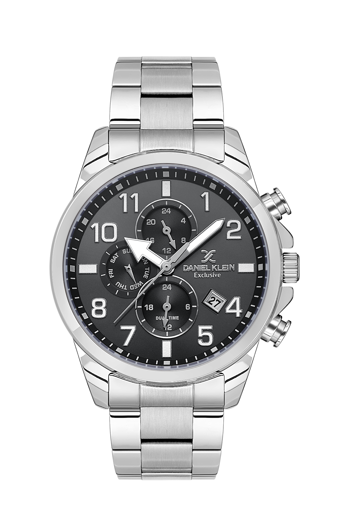 Daniel Klein Exclusive Men Black/Silver Watch