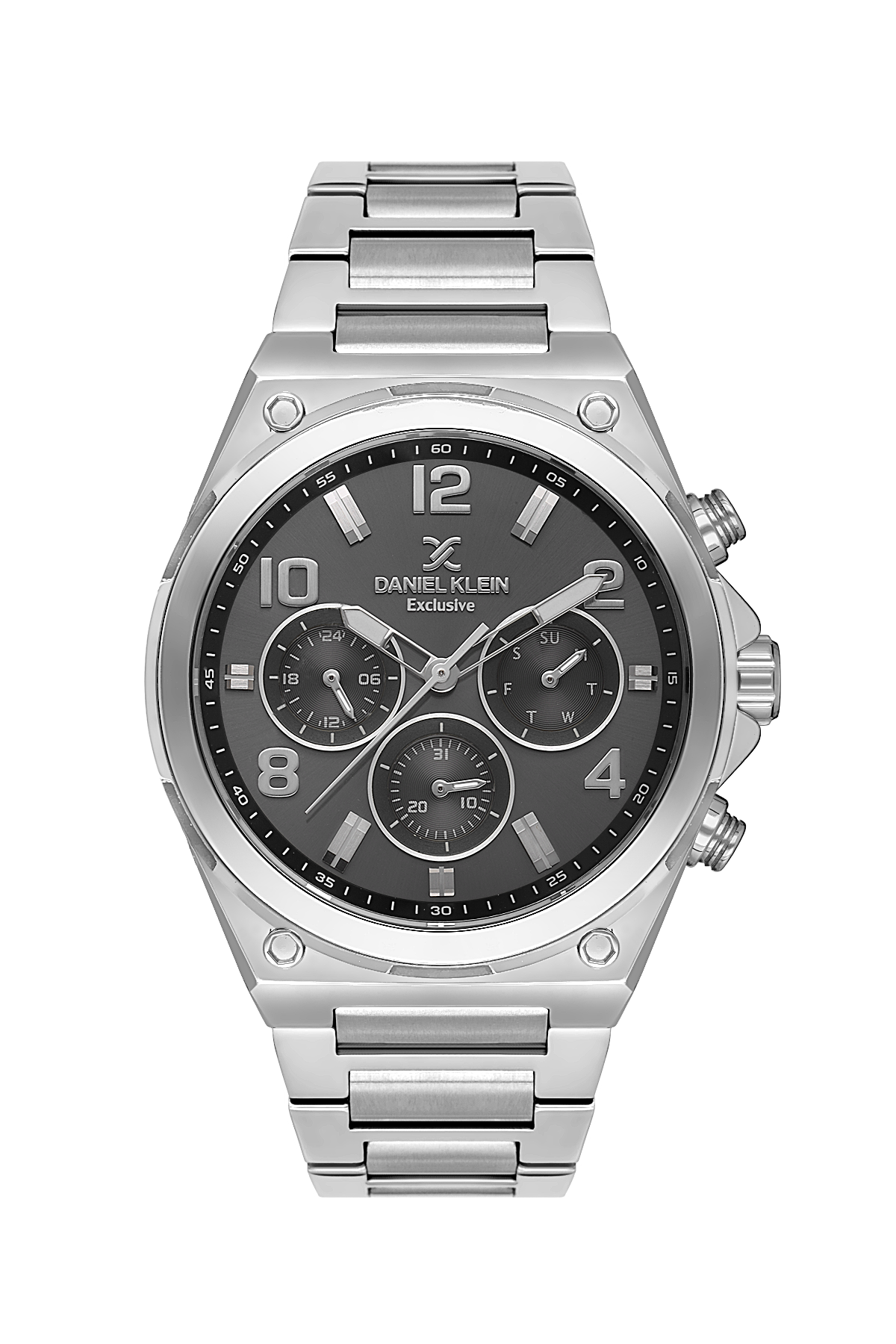 Daniel Klein Exclusive Men Black/Silver Watch