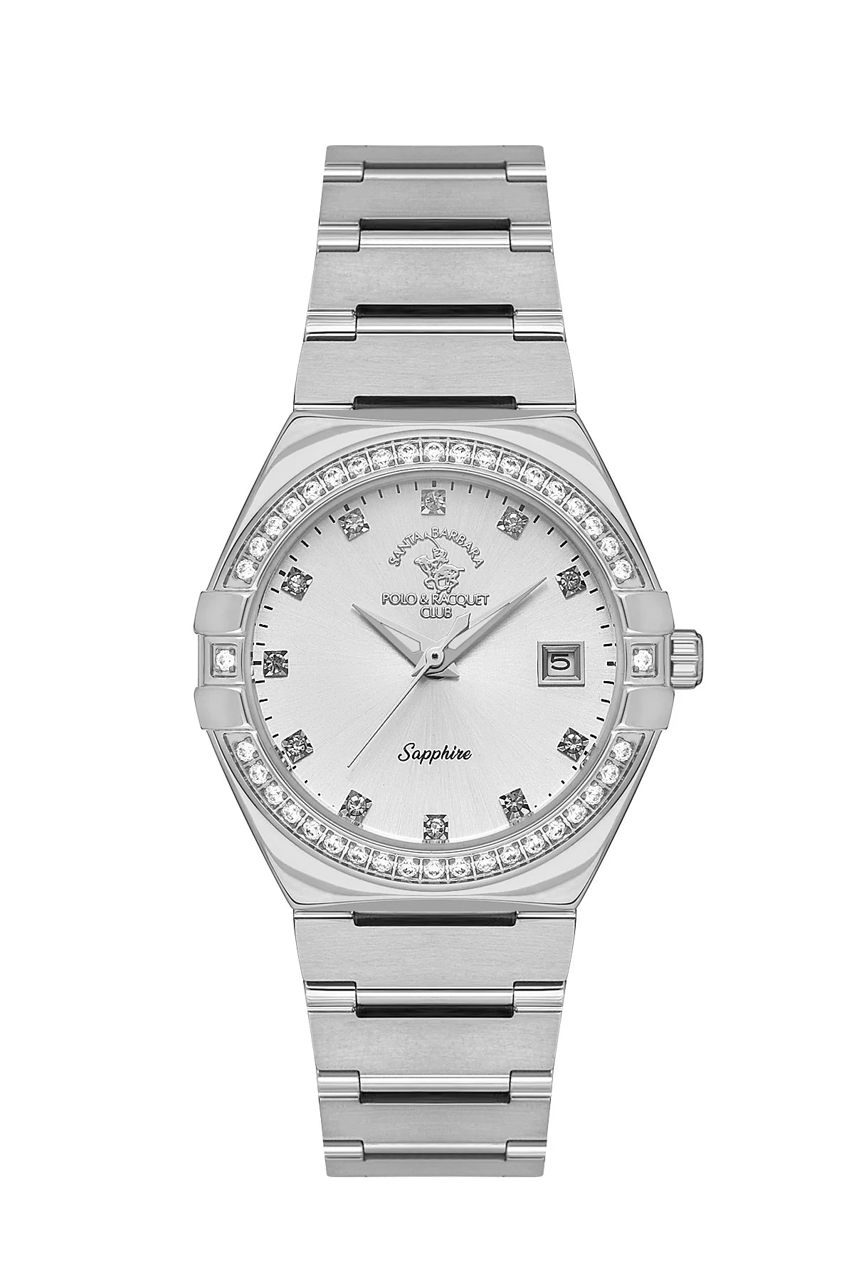Santa Barbara Polo Luxury Women Triple Silver Watch