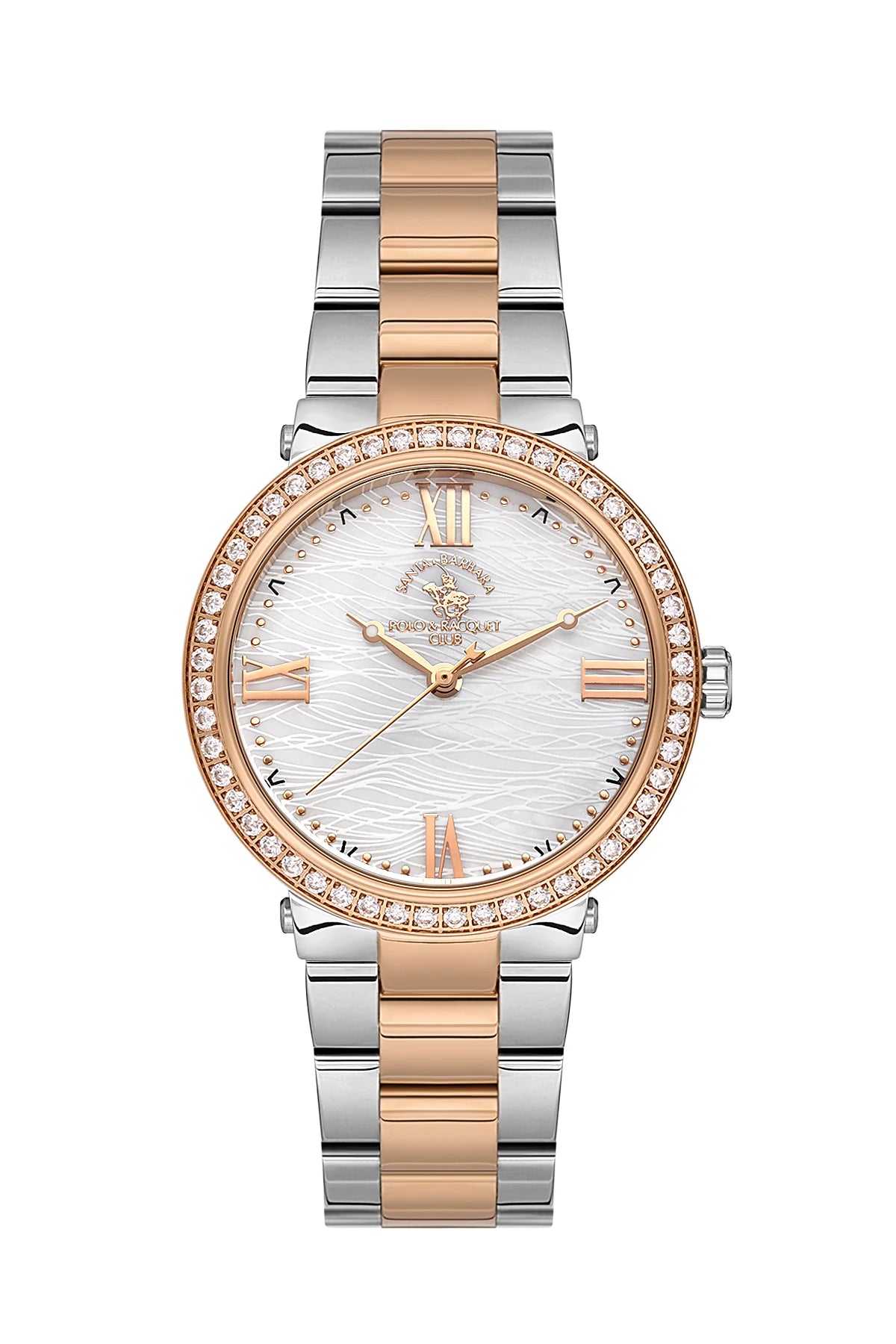 Santa Barbara Polo Unique Women Silver/Rose Gold Watch