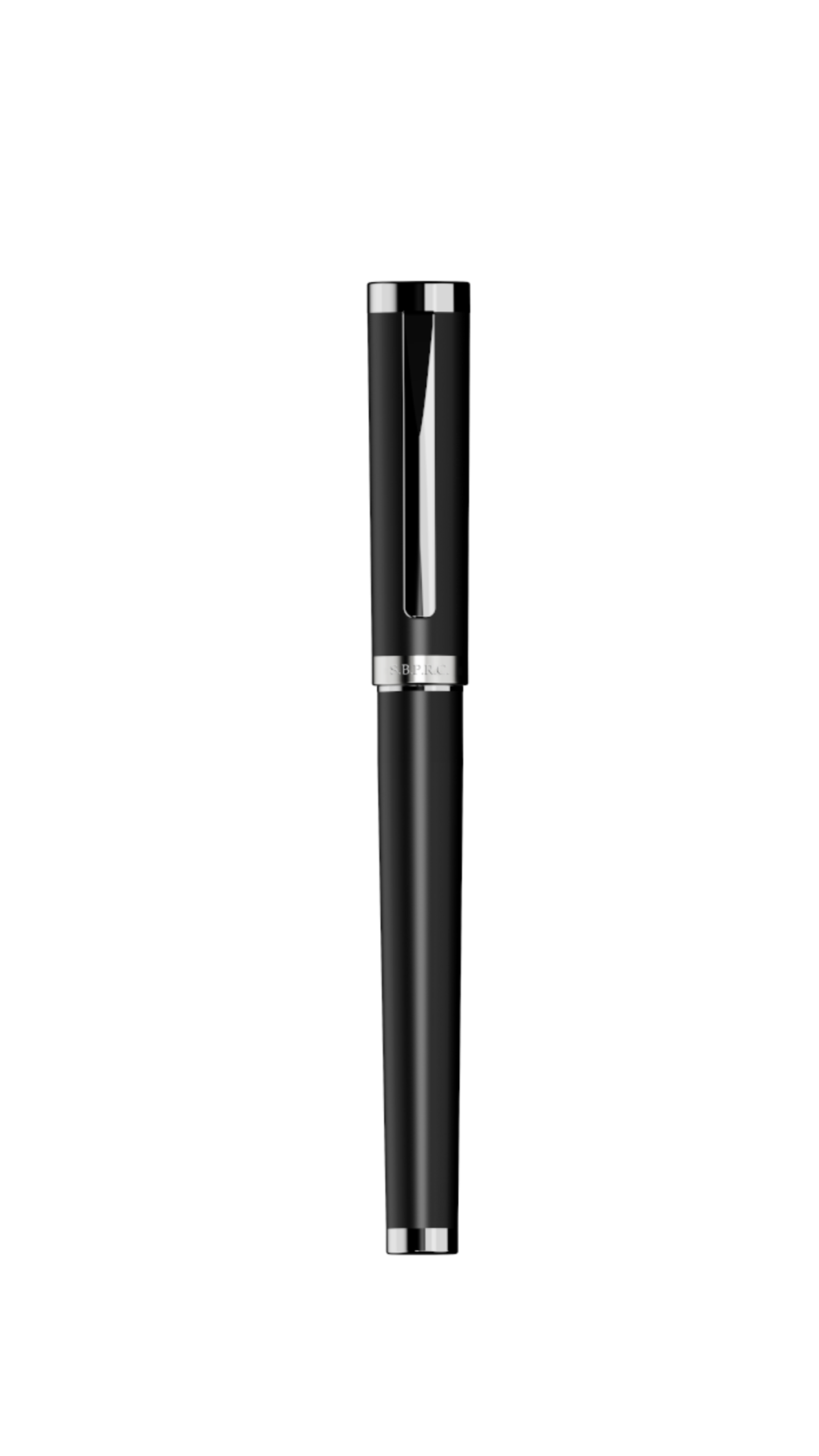 Santa Barbara Polo Matte Black/Silver Ballpoint Pen